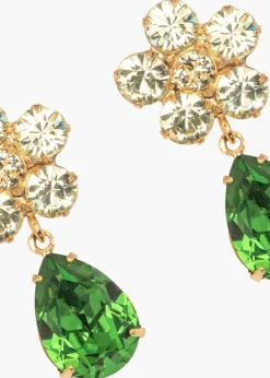 Janna Earrings in Fern