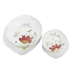 Japanese Blossoms Bowls, Set of 2