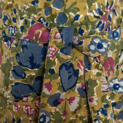 Jardin Apron in Blue & Vert