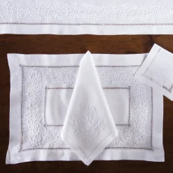 Jardin Classic Linen Cocktail Napkin in Six Colors