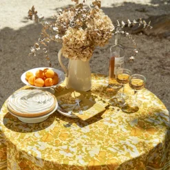 Jardin Napkins Mustard & Grey, Set of 6