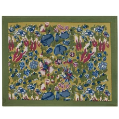Jardin Placemats Blue & Vert, Set of 6