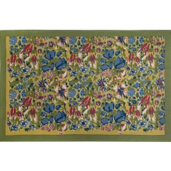 Jardin Tea Towels Blue & Vert, Set of 3