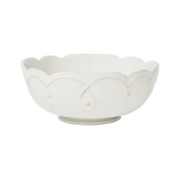 Jardins Du Monde 10" Serving Bowl in Whitewash