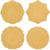 Jardins Du Monde Dessert/Salad Plate Assorted Set of 4 in Daffodil