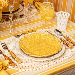 Jardins Du Monde Dessert/Salad Plate Assorted Set of 4 in Daffodil