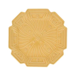 Jardins Du Monde Dessert/Salad Plate Assorted Set of 4 in Daffodil