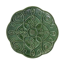 Jardins Du Monde Dessert/Salad Plate Assorted, Set of 4 in Basil