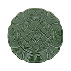 Jardins Du Monde Dessert/Salad Plate Assorted, Set of 4 in Basil
