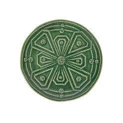 Jardins Du Monde Side/Cocktail Plate Assorted, Set of 4 in Basil
