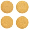 Jardins Du Monde Side/Cocktail Plate Assorted, Set of 4 in Daffodil