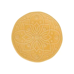 Jardins Du Monde Side/Cocktail Plate Assorted, Set of 4 in Daffodil