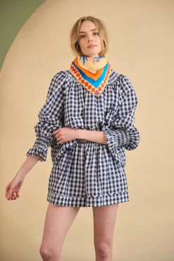 Jemma Short in Navy & White