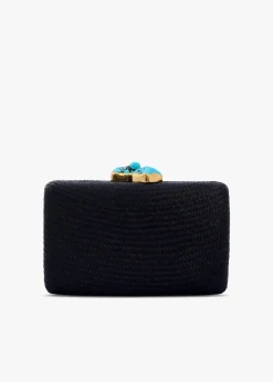Jen Clutch with Turquoise Stone