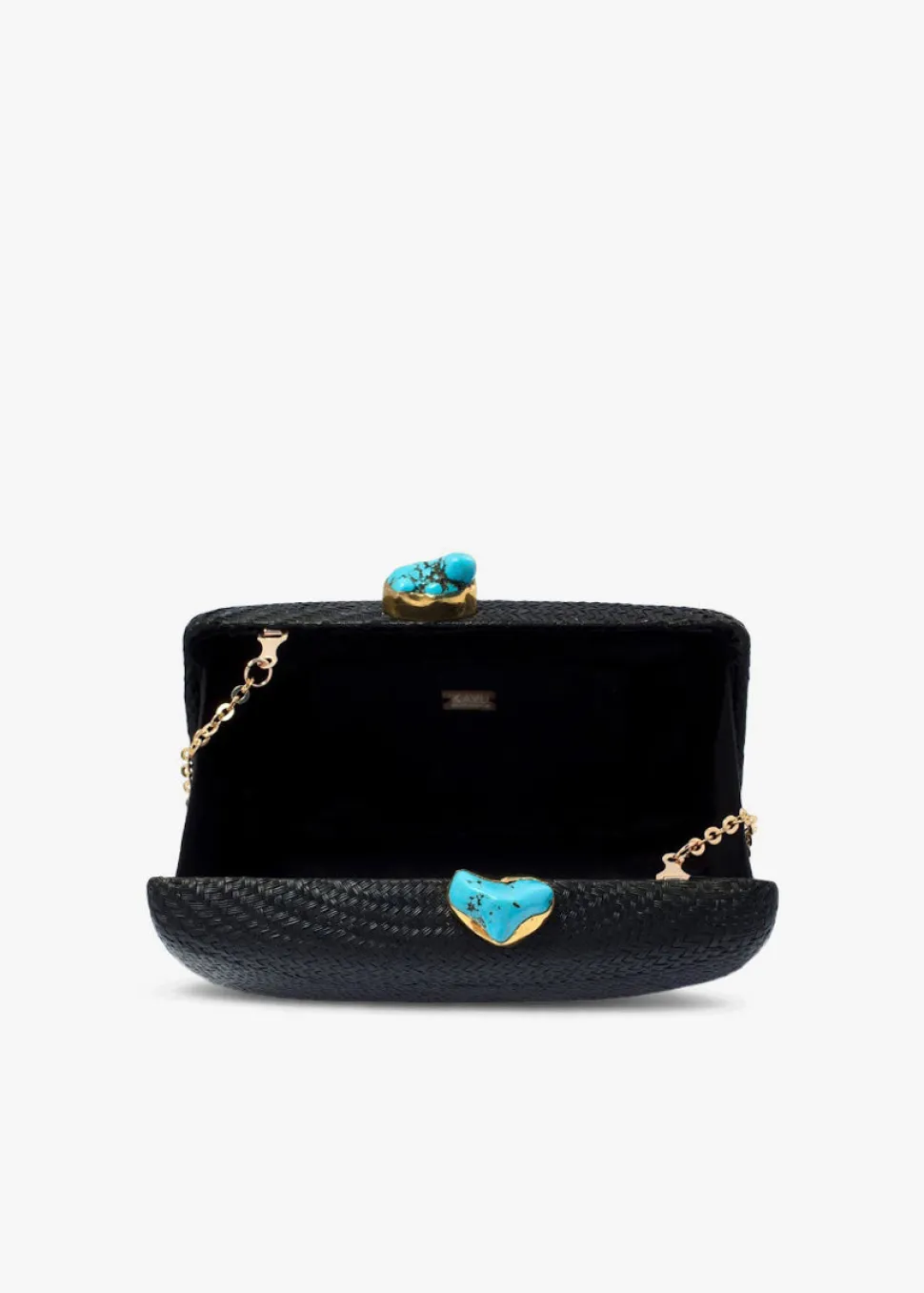 Jen Clutch with Turquoise Stone