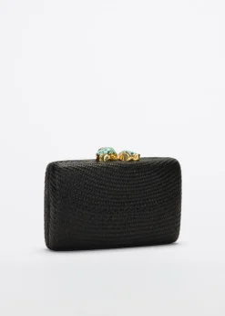 Jen Clutch with Turquoise Stone