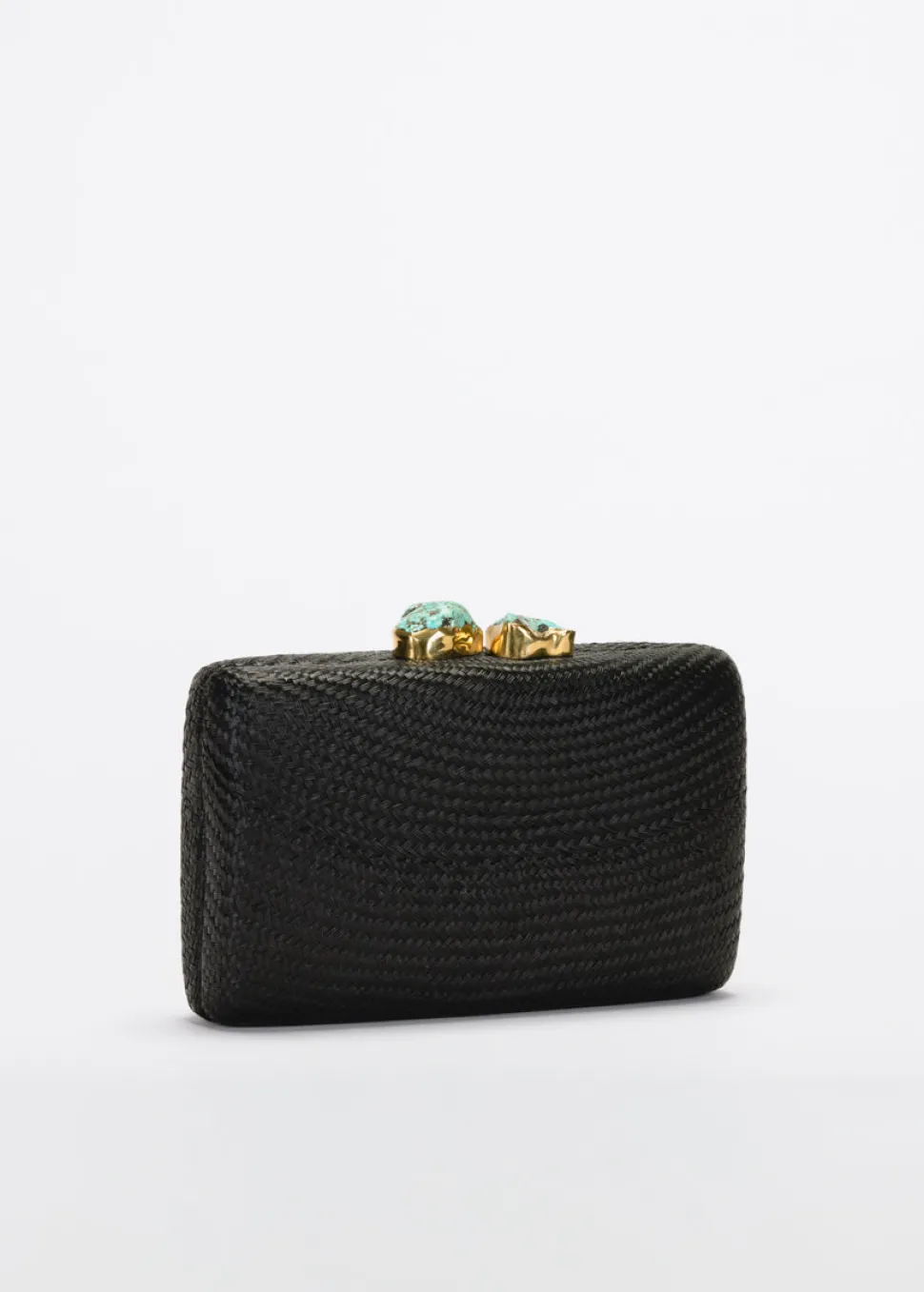 Jen Clutch with Turquoise Stone