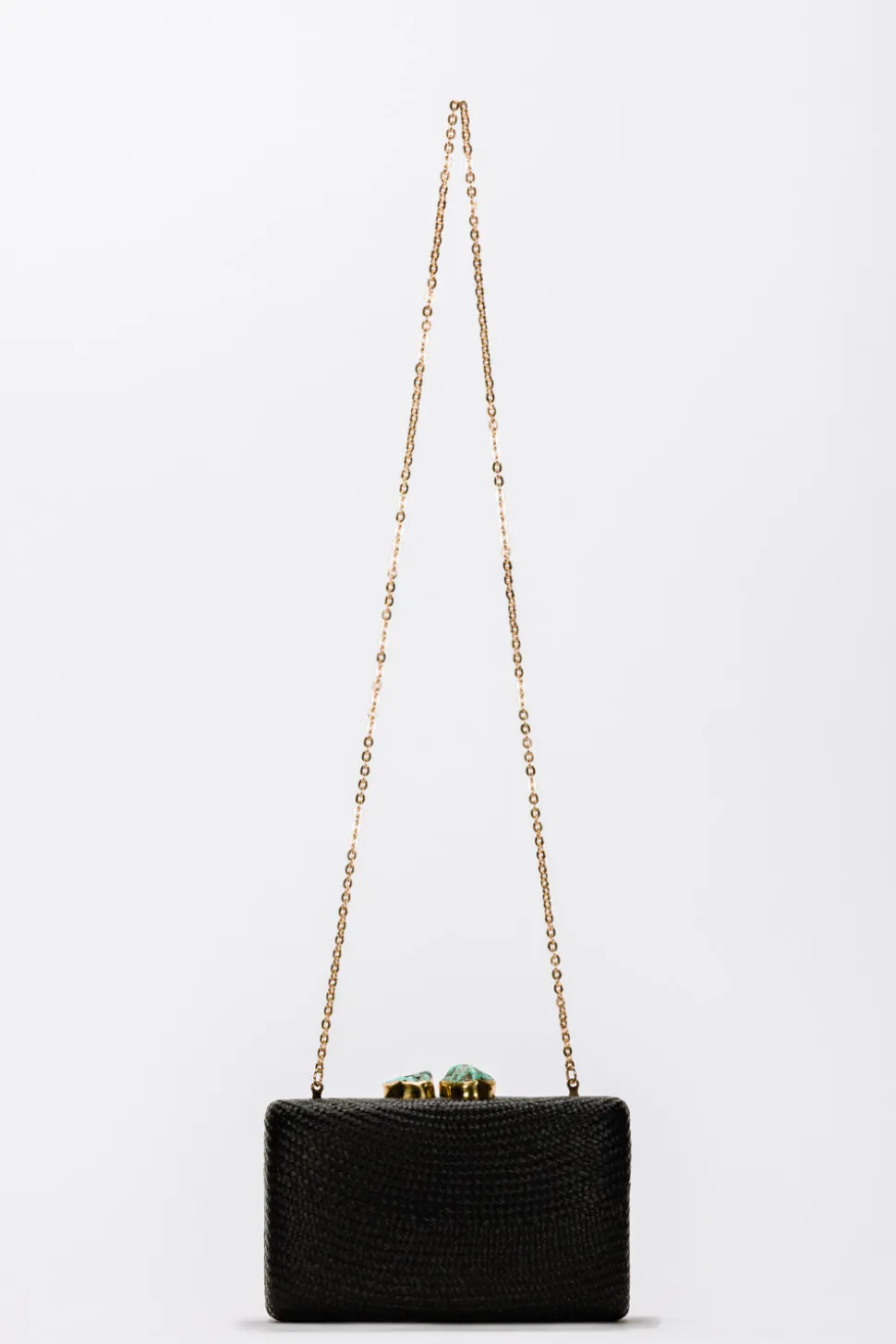 Jen Clutch with Turquoise Stone