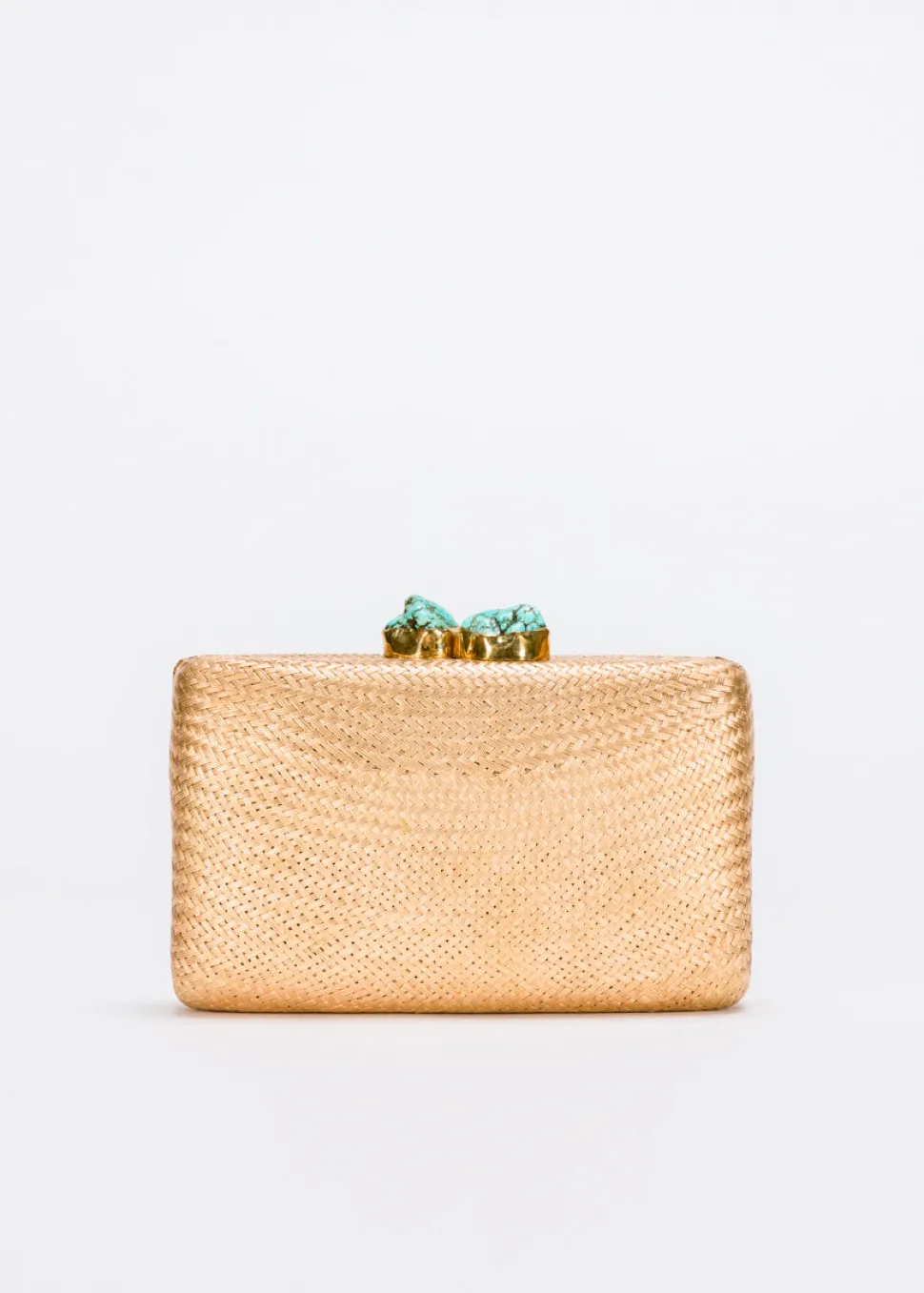 Jen Clutch with Turquoise Stone