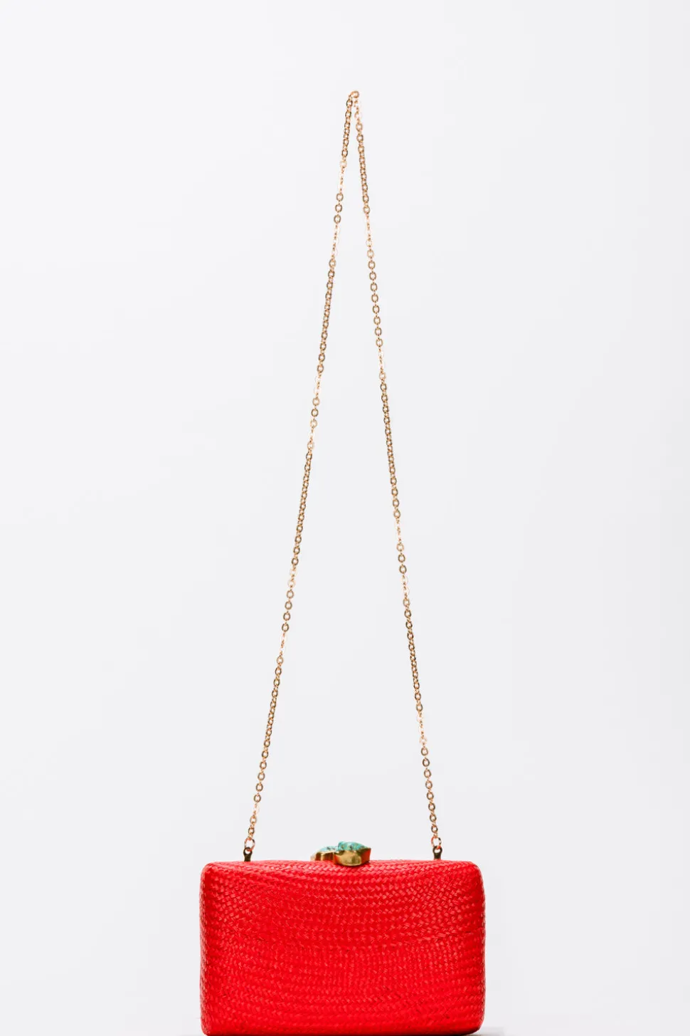 Jen Clutch with Turquoise Stone