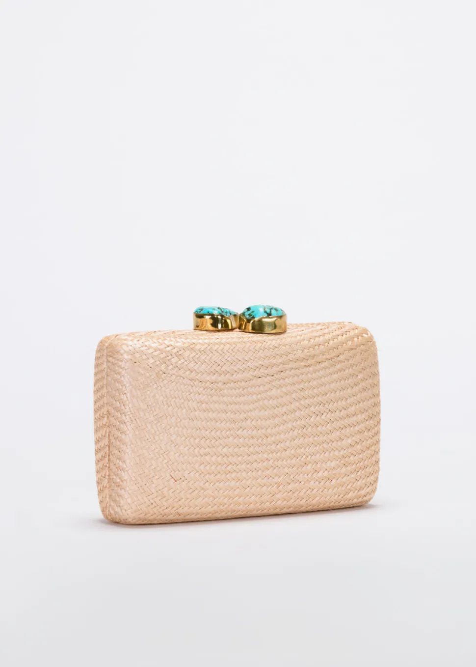 Jen Clutch with Turquoise Stone
