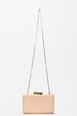 Jen Clutch with Turquoise Stone