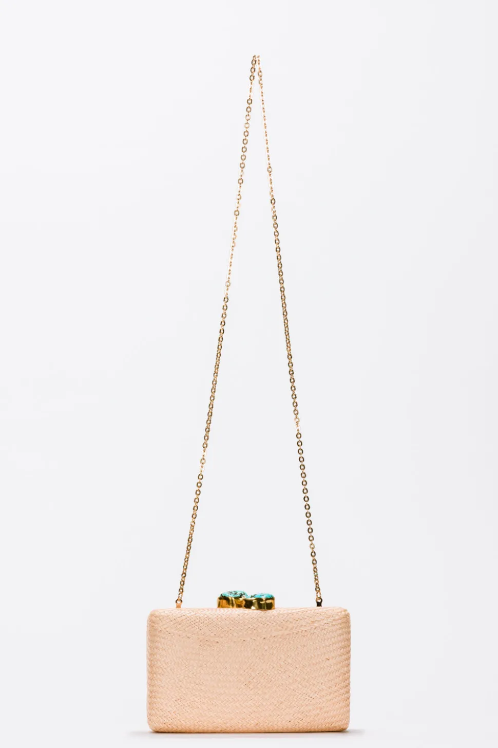 Jen Clutch with Turquoise Stone