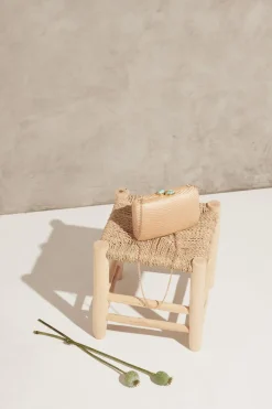 Jen Clutch with Turquoise Stone