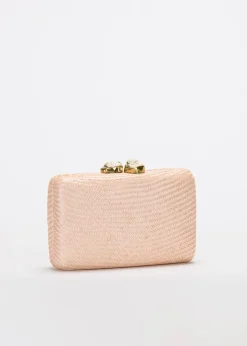 Jen Clutch with White Stone