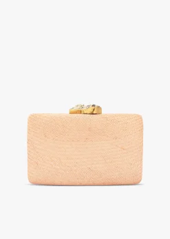 Jen Clutch with White Stone