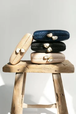 Jen Clutch with White Stone