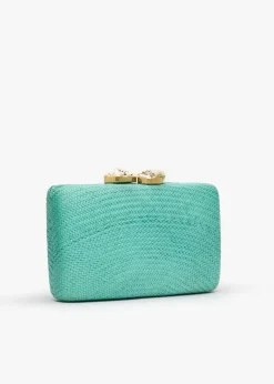 Jen Clutch with White Stone