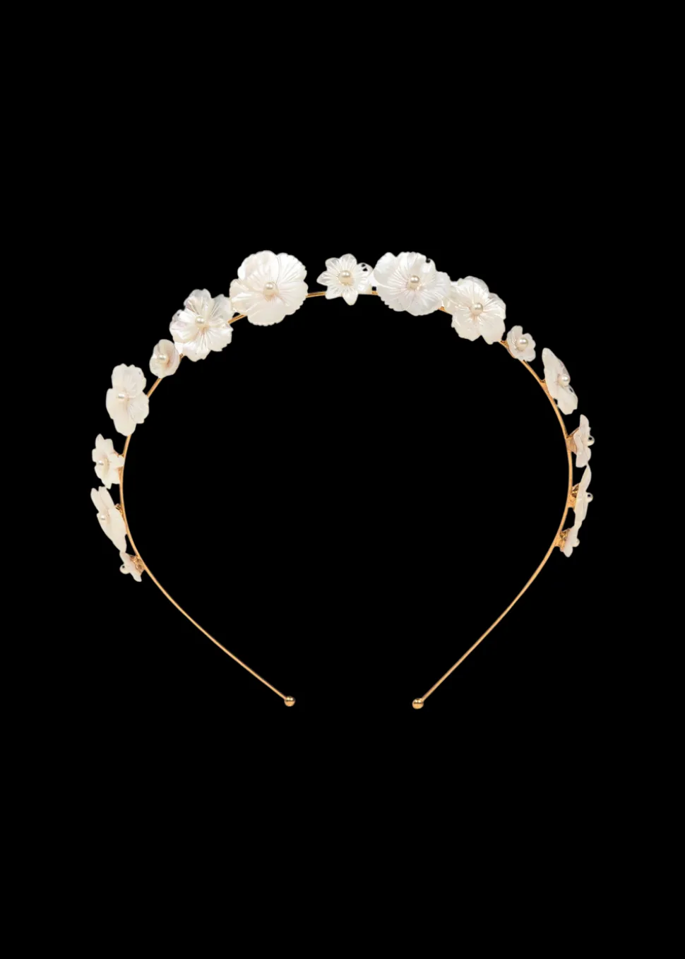 Jenna Headband in Mother of Pearl