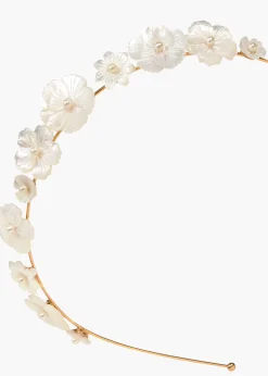 Jenna Headband in Mother of Pearl