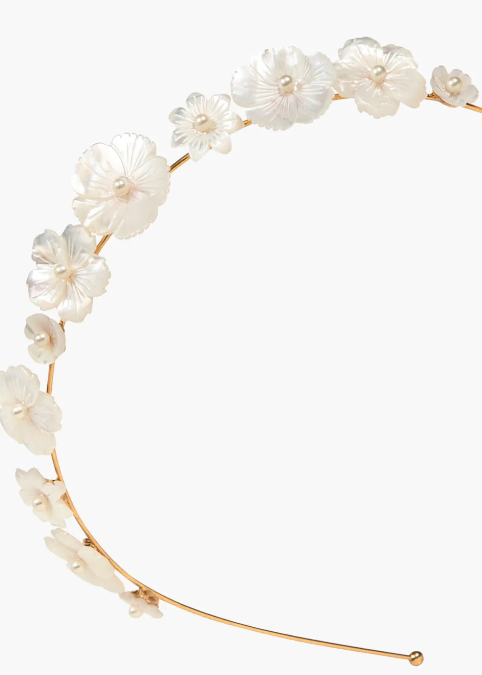 Jenna Headband in Mother of Pearl