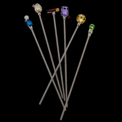 Jeweled Swizzle Sticks