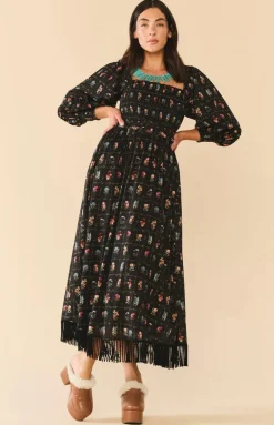Jocelyn Dress in Florence Black Floral