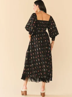 Jocelyn Dress in Florence Black Floral