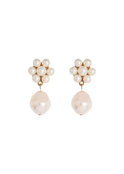 Josie Earrings in Pearl