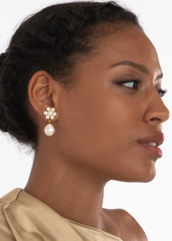 Josie Earrings in Pearl
