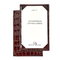 Jotter in Crocodile Embossed Leather