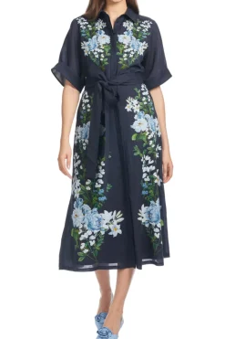 Joy Dress in Midnight Garden