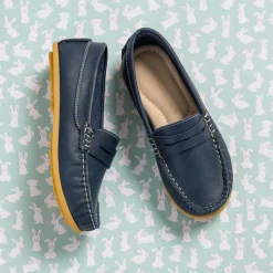 JP Moccasin Blue