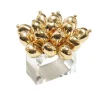 Jubilee Napkin Ring in Gold, Set of 4