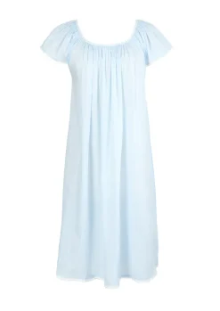 Julia Cap Sleeve Nightgown in Blue