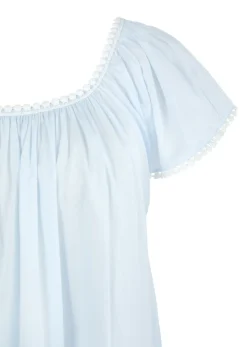 Julia Cap Sleeve Nightgown in Blue