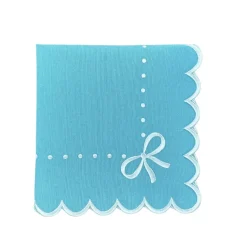 Juliet Bows Napkin - Robin Egg Blue, Set of 4