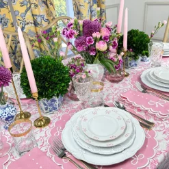 Juliet Bows Placemat in Pink, Set of 4