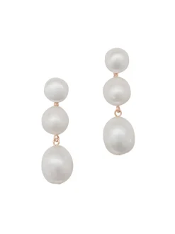 Juliet Earrings in White