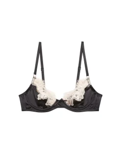 Juliet Lace Demi Bra in Black